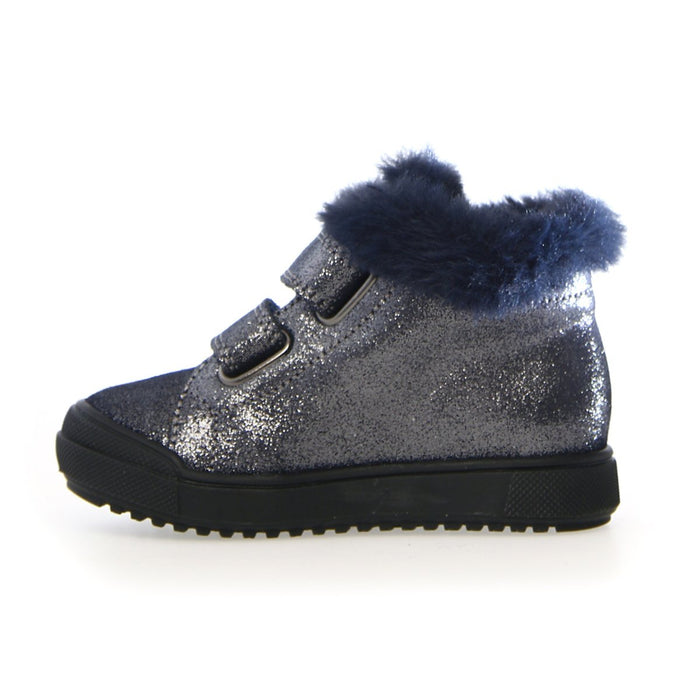 Naturino Girl's (Sizes 28 - 32) Dellen VL Waterproof Glitter/Navy Fur - 1088715 - Tip Top Shoes of New York