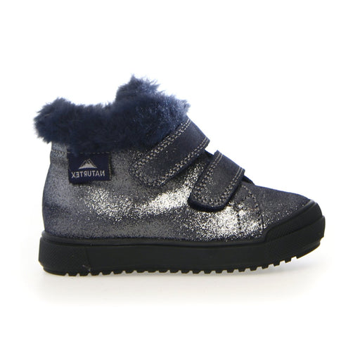 Naturino Girl's (Sizes 28 - 32) Dellen VL Waterproof Glitter/Navy Fur - 1088715 - Tip Top Shoes of New York