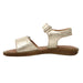Naturino Girl's (Sizes 30-32) Aryli Platinum Velcro Sandal - 1084702 - Tip Top Shoes of New York