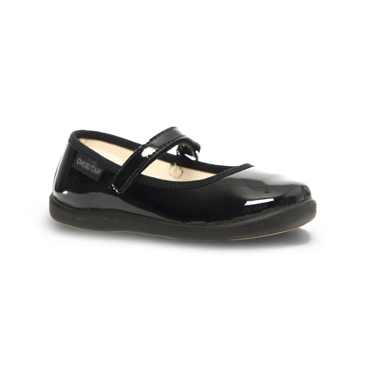 Naturino Girls' (Sizes 30 - 32) Pavia 2 Black Patent Leather - 1100656 - Tip Top Shoes of New York
