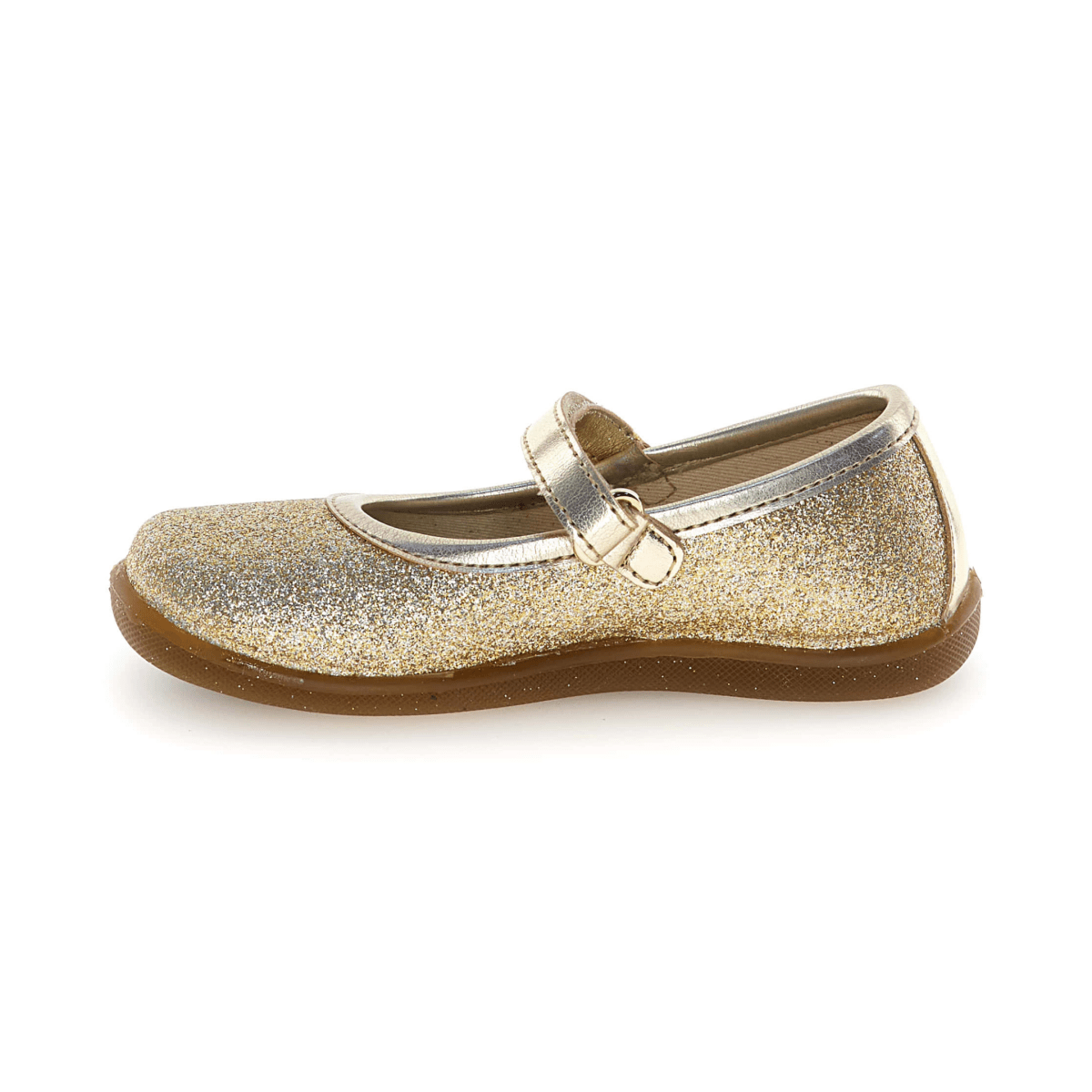 Naturino Girls (Sizes 30 - 33) Pavia Gold Glitter Mary Jane - 1106411 - Tip Top Shoes of New York