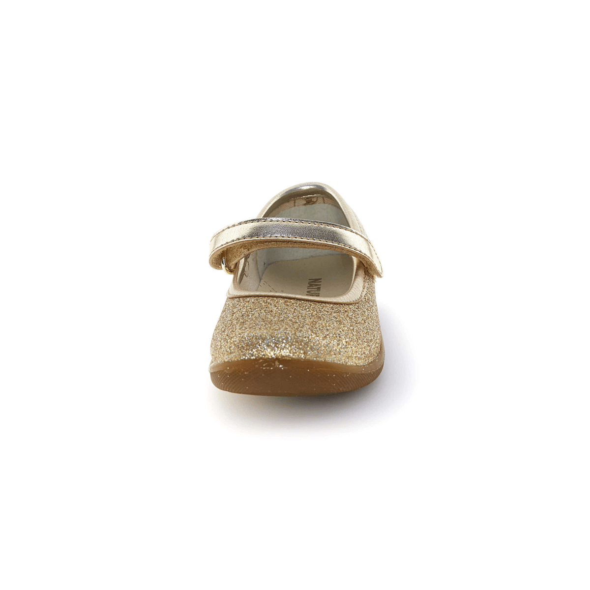 Naturino Girls (Sizes 30 - 33) Pavia Gold Glitter Mary Jane - 1106411 - Tip Top Shoes of New York
