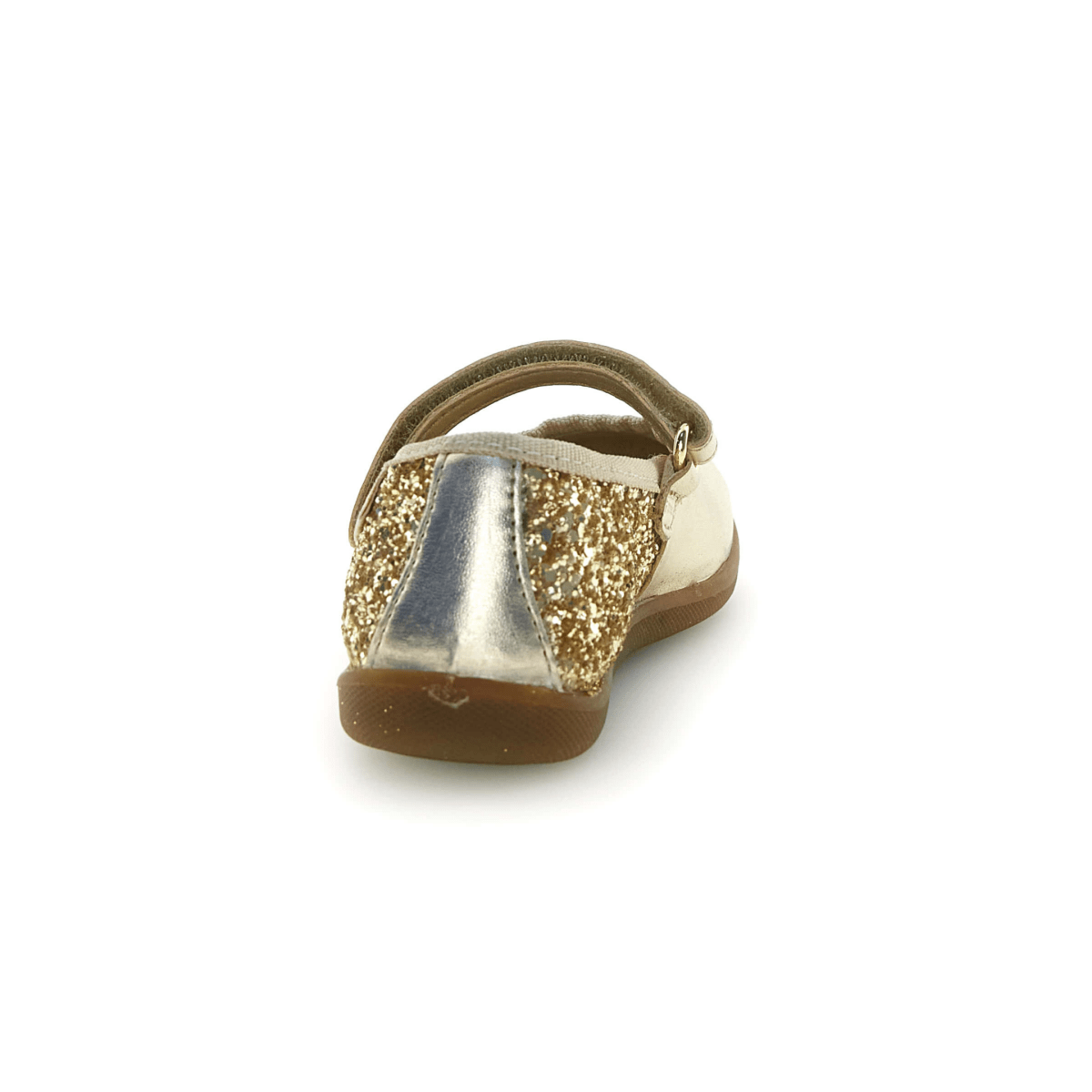Naturino Girls (Sizes 30-34) Frollik Platinum Patent/Gold Glitter/Gum - 1113009 - Tip Top Shoes of New York