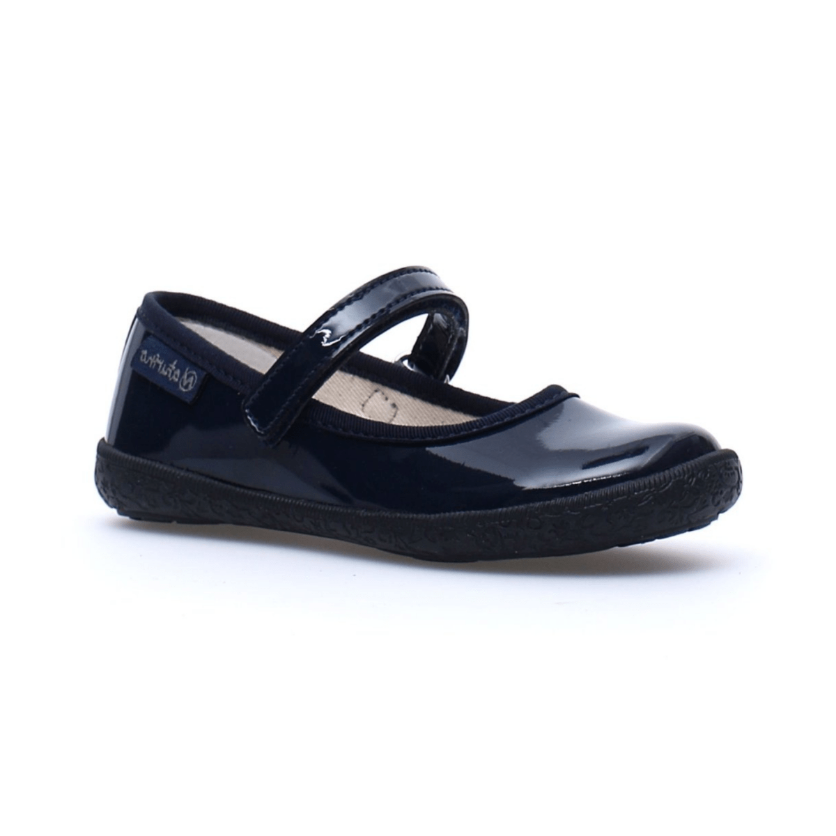 Naturino Girl's (Sizes 33 - 35) Pavia Navy Patent Mary Jane - 1100693 - Tip Top Shoes of New York