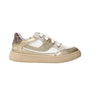 Naturino Girl's (Sizes 33 - 35) Picho White/Gold Sneaker - 1087973 - Tip Top Shoes of New York