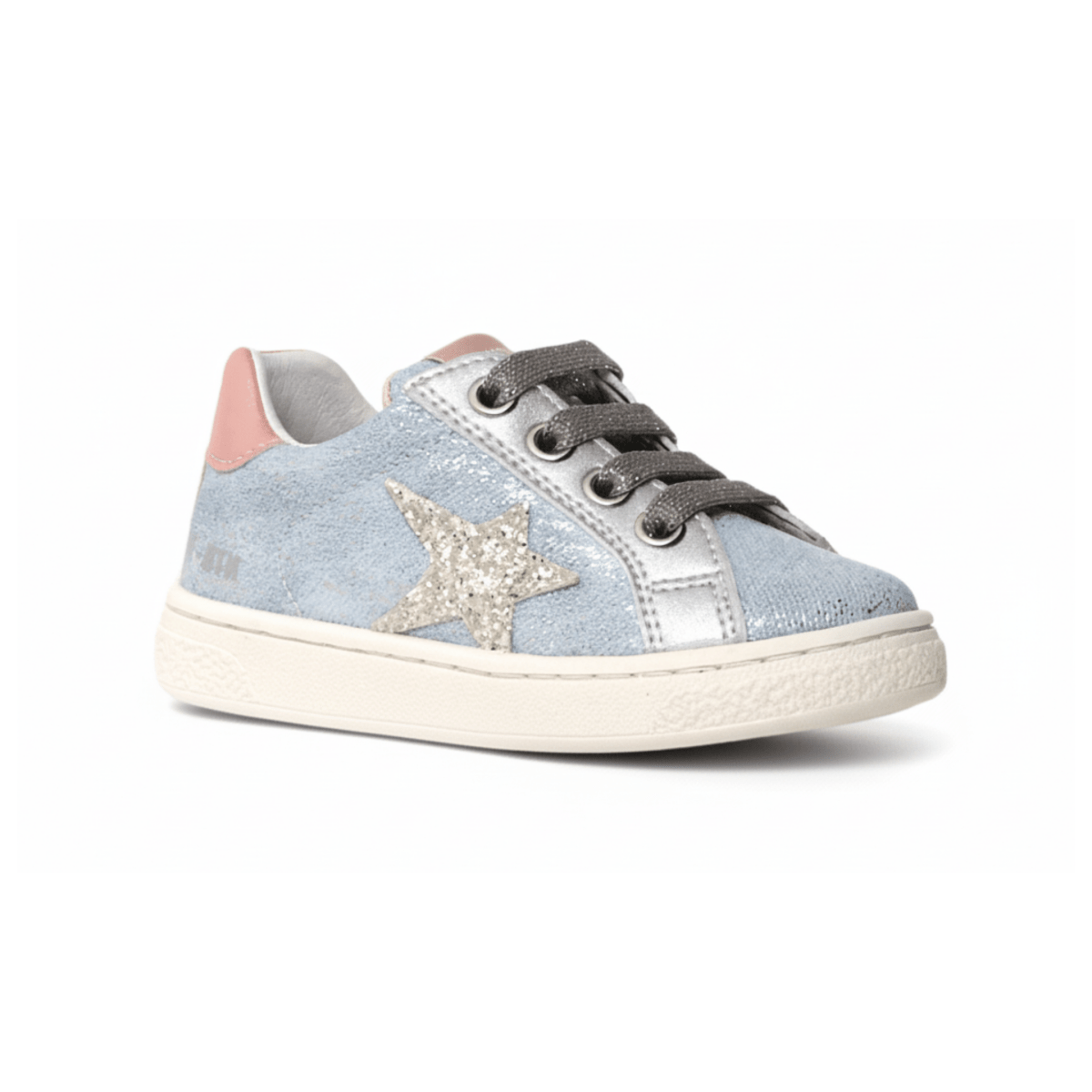 Naturino Girls (Sizes 33 - 35) Pinn Zip Jeans/Pink/Metallic - 1093827 - Tip Top Shoes of New York