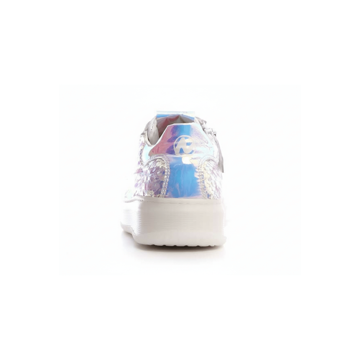 Naturino Girls (Sizes 33 - 35) Porter Zip 07 White Sequins - 957457 - Tip Top Shoes of New York
