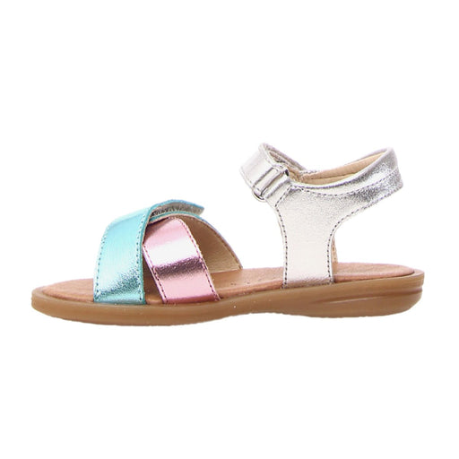 Naturino Girl's (Sizes 33-35) Turquoise/Pink/Silver Sandal - 1083008 - Tip Top Shoes of New York