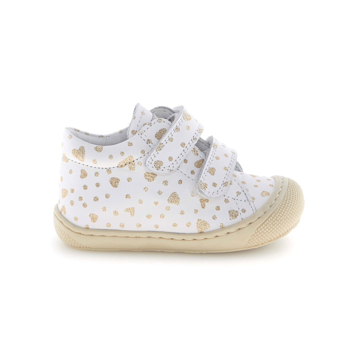 Naturino Toddlers Cocoon VL Mini Hearts White - 1105791 - Tip Top Shoes of New York