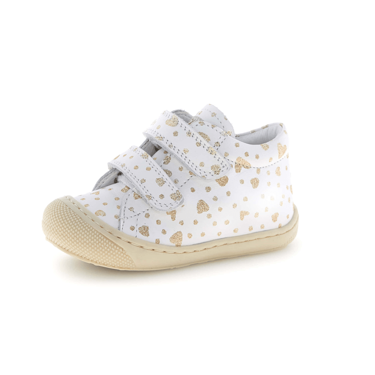 Naturino Toddlers Cocoon VL Mini Hearts White - 1105791 - Tip Top Shoes of New York