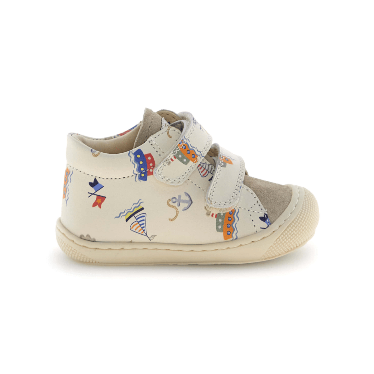 Naturino Toddlers Cocoon VL Nautical Print Velcro - 1105889 - Tip Top Shoes of New York