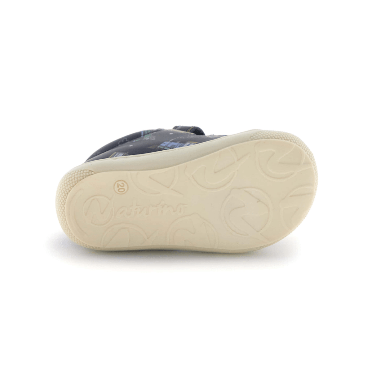 Naturino Toddlers Cocoon VL Navy Train Print Velcro - 1105880 - Tip Top Shoes of New York