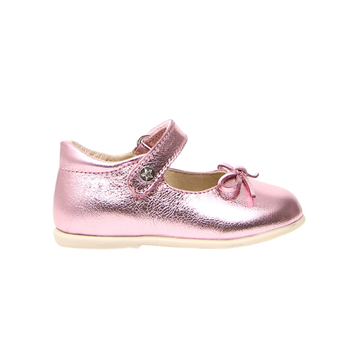 Naturino Toddler's Metallic Pink Mary Jane - 1082401 - Tip Top Shoes of New York