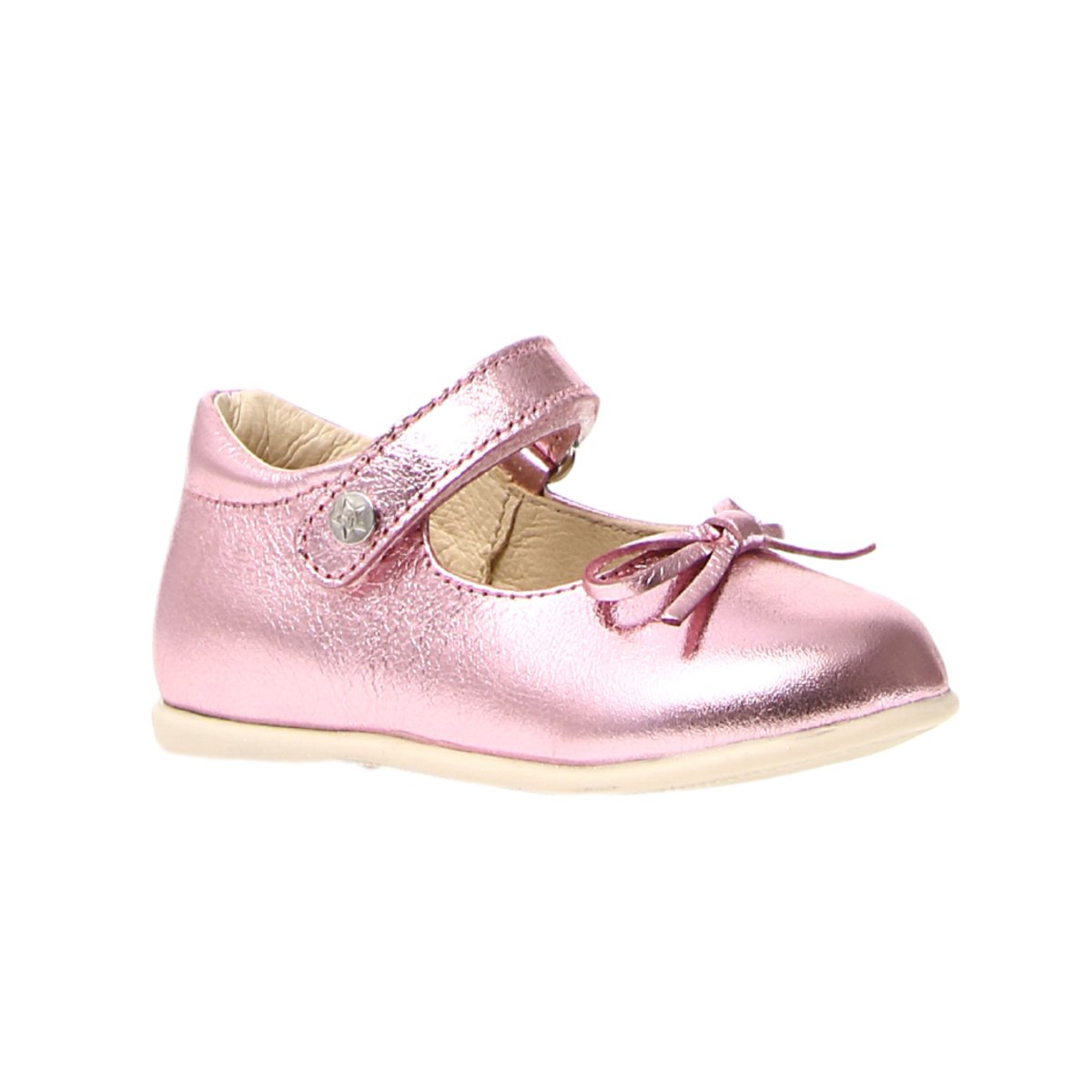 Naturino Toddler's Metallic Pink Mary Jane - 1082401 - Tip Top Shoes of New York