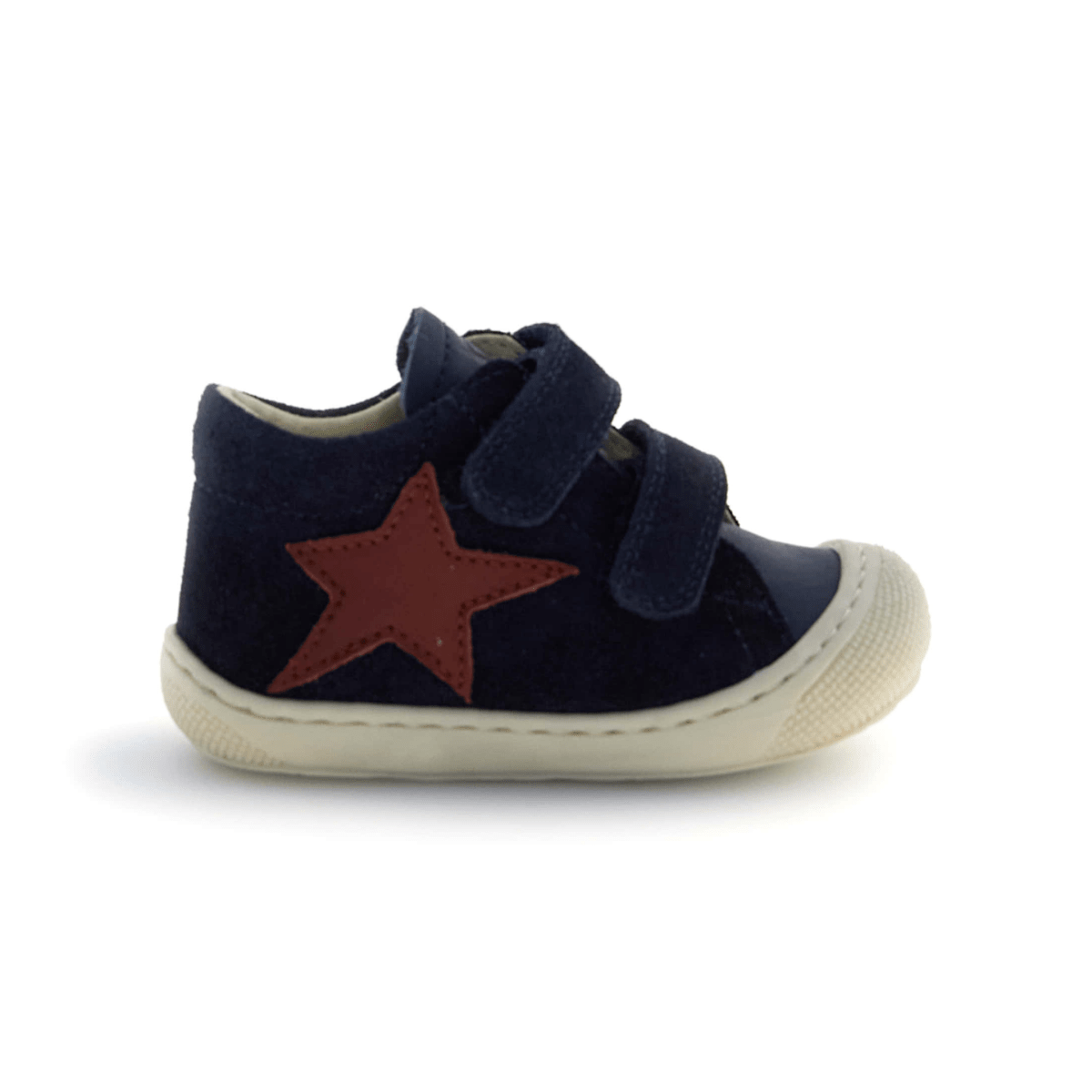Naturino Toddlers (Sizes 18-24) Kolde VL Navy Suede/Red Star - 1112633 - Tip Top Shoes of New York