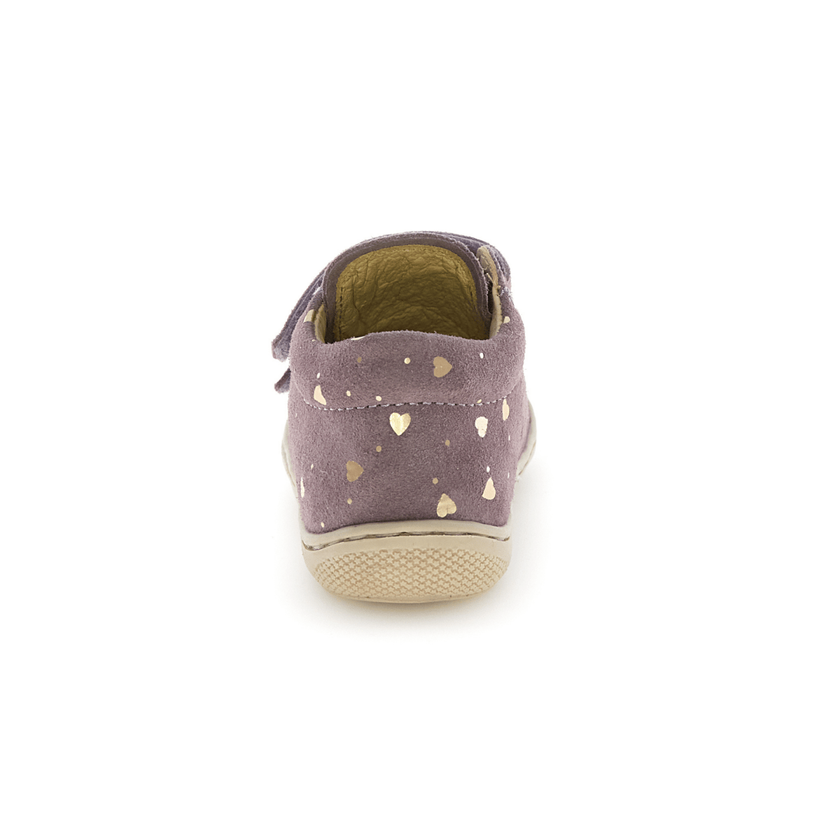 Naturino Toddler's (Sizes 19 - 22) Cocoon VL Gold Hearts/Magnolia Suede - 1099838 - Tip Top Shoes of New York