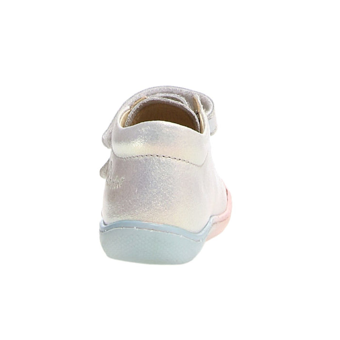 Naturino Toddler's (Sizes 19-22) Cocoon VL White Shimmer/Tye Dye Velcro - 1082233 - Tip Top Shoes of New York