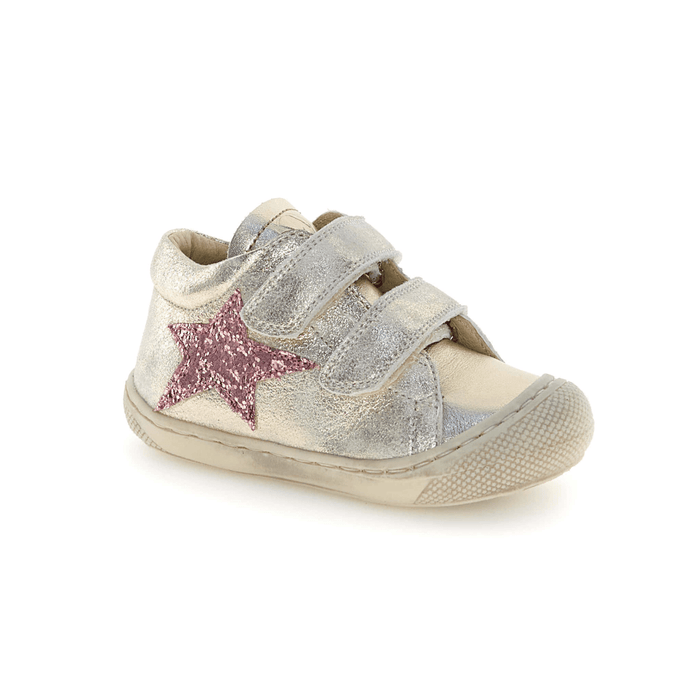 Naturino Toddler's (Sizes 19 - 22) Kolde VL Silver/Pink Glitter - 1099847 - Tip Top Shoes of New York