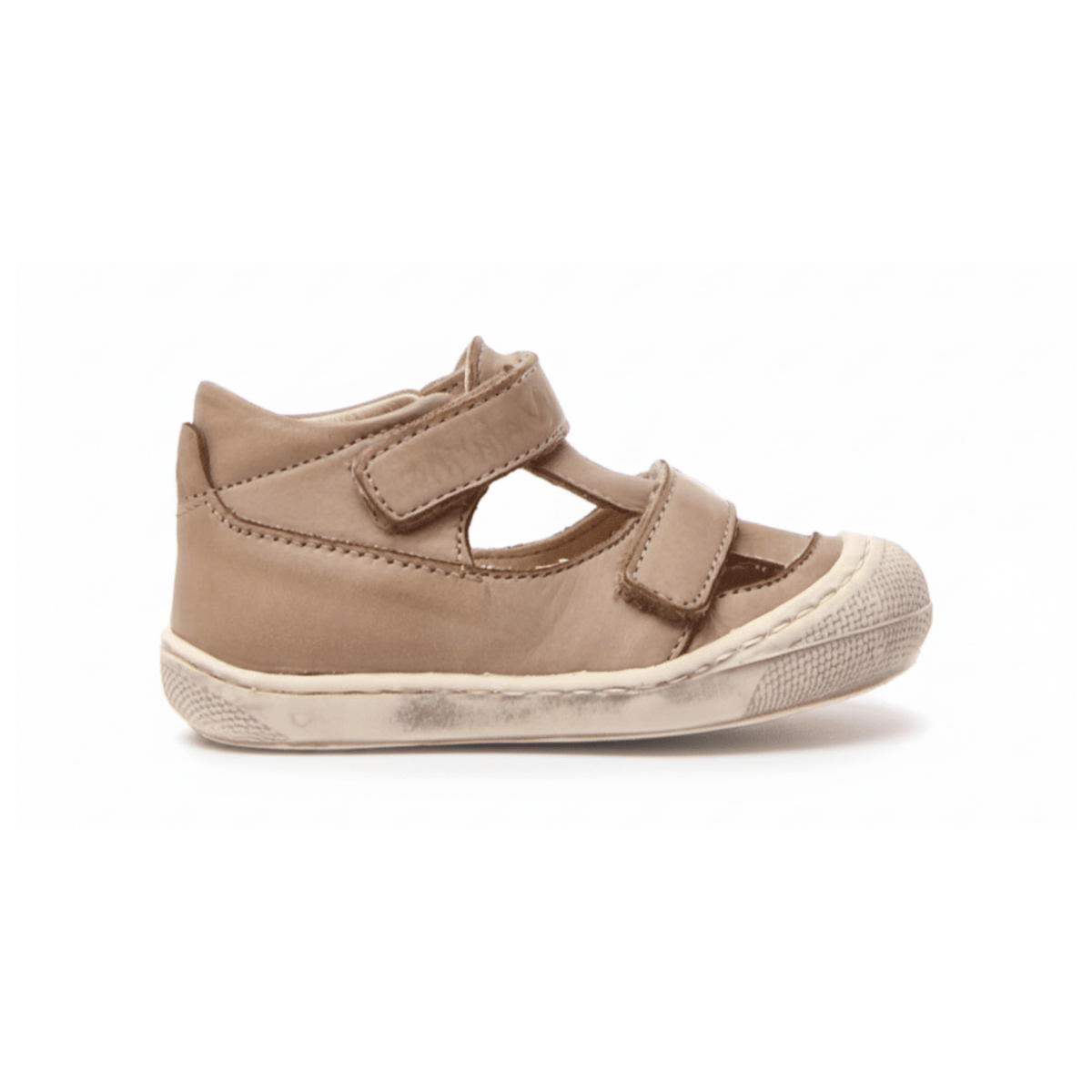 Naturino Toddlers (Sizes 19 - 22) Puffy Taupe Leather - 1094316 - Tip Top Shoes of New York