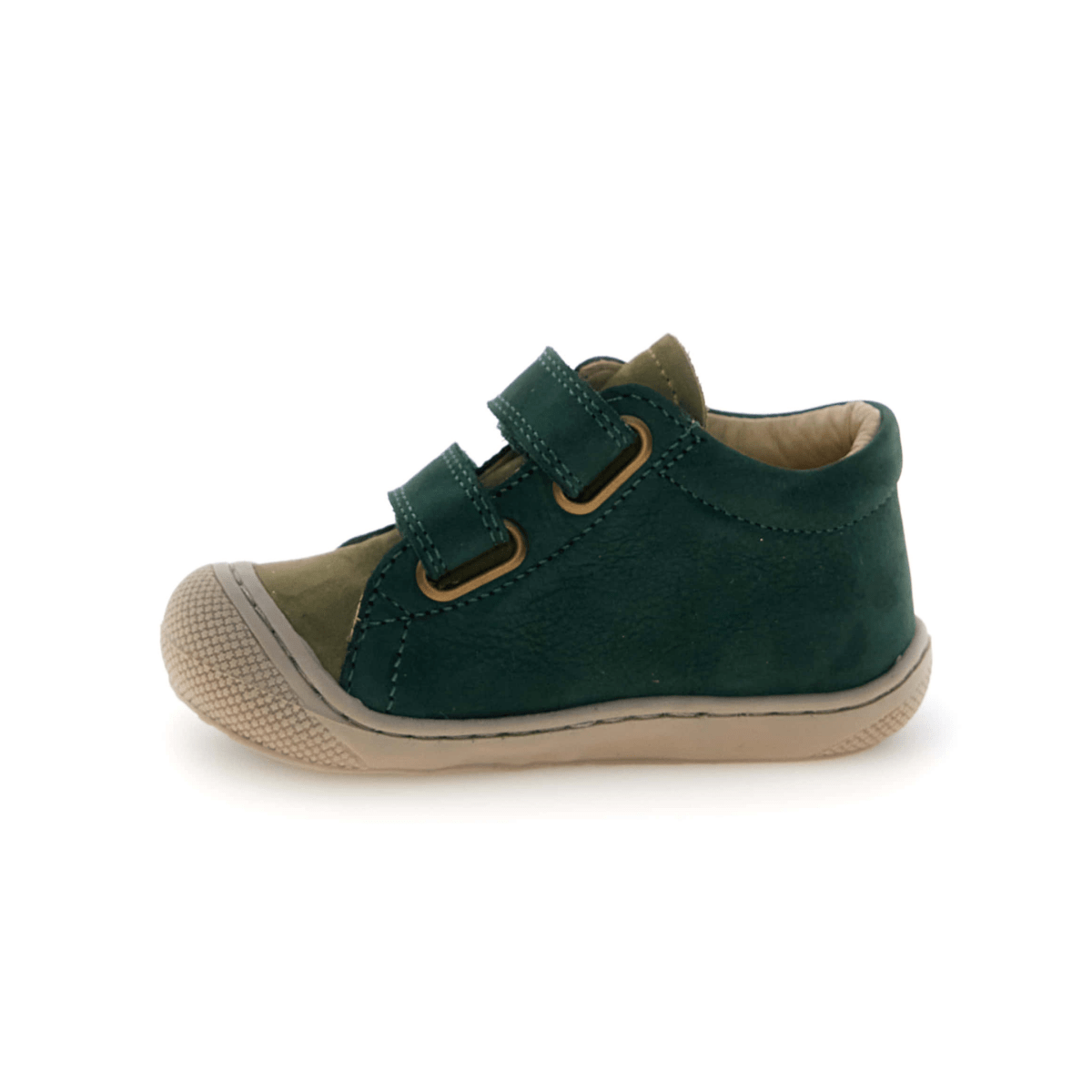 Naturino Toddlers (Sizes 19-23) Cocoon VL Dark Green/Olive/Beige Suede - 1112609 - Tip Top Shoes of New York