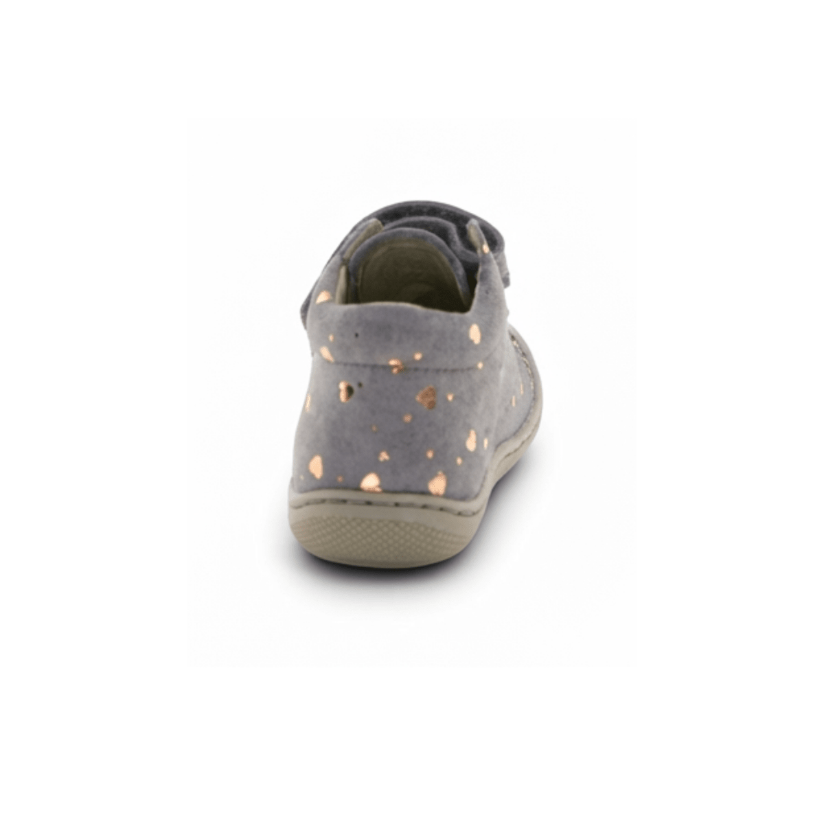 Naturino Toddlers (Sizes 19-23) Cocoon VL Grey/Gold Love Suede - 1112564 - Tip Top Shoes of New York