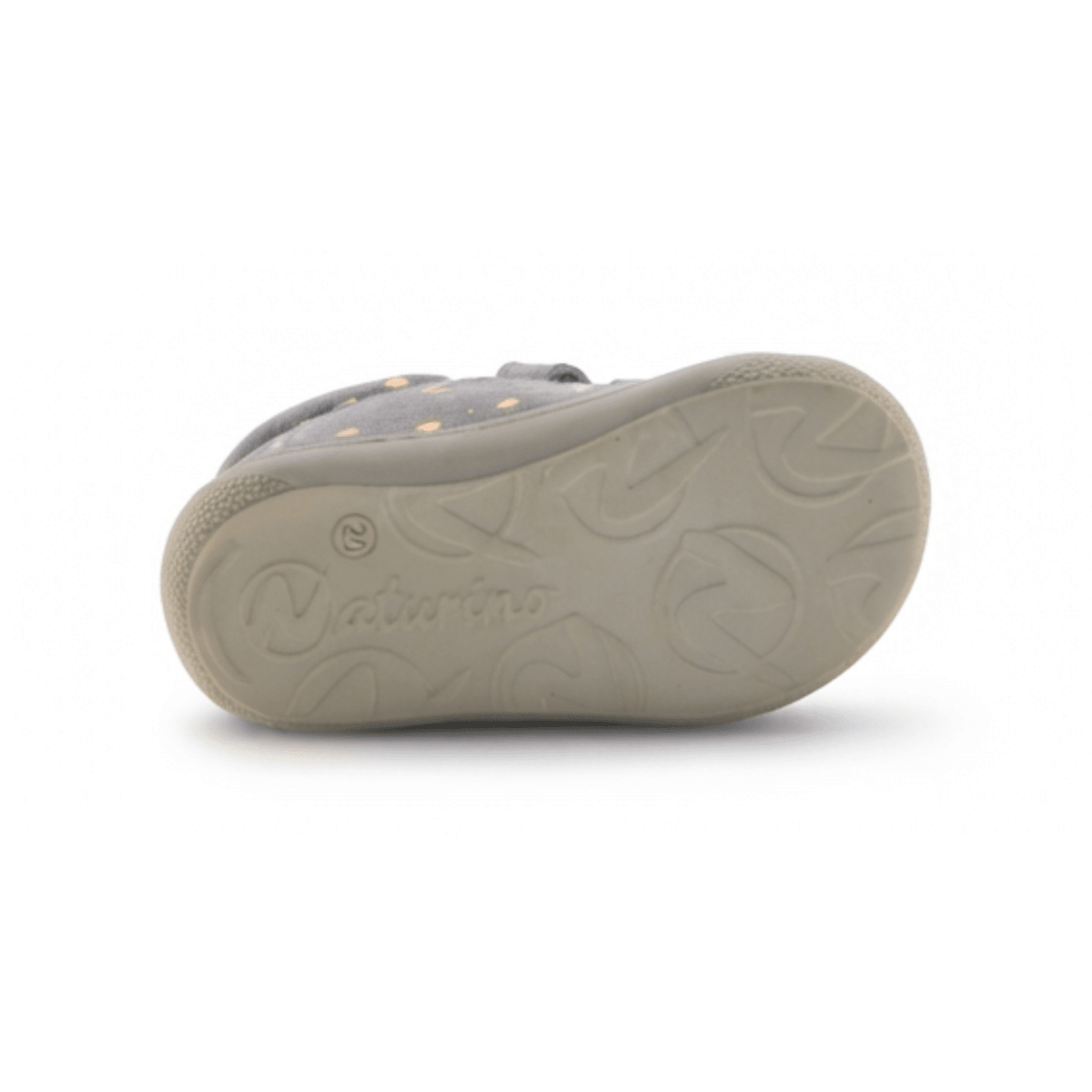 Naturino Toddlers (Sizes 19-23) Cocoon VL Grey/Gold Love Suede - 1112564 - Tip Top Shoes of New York