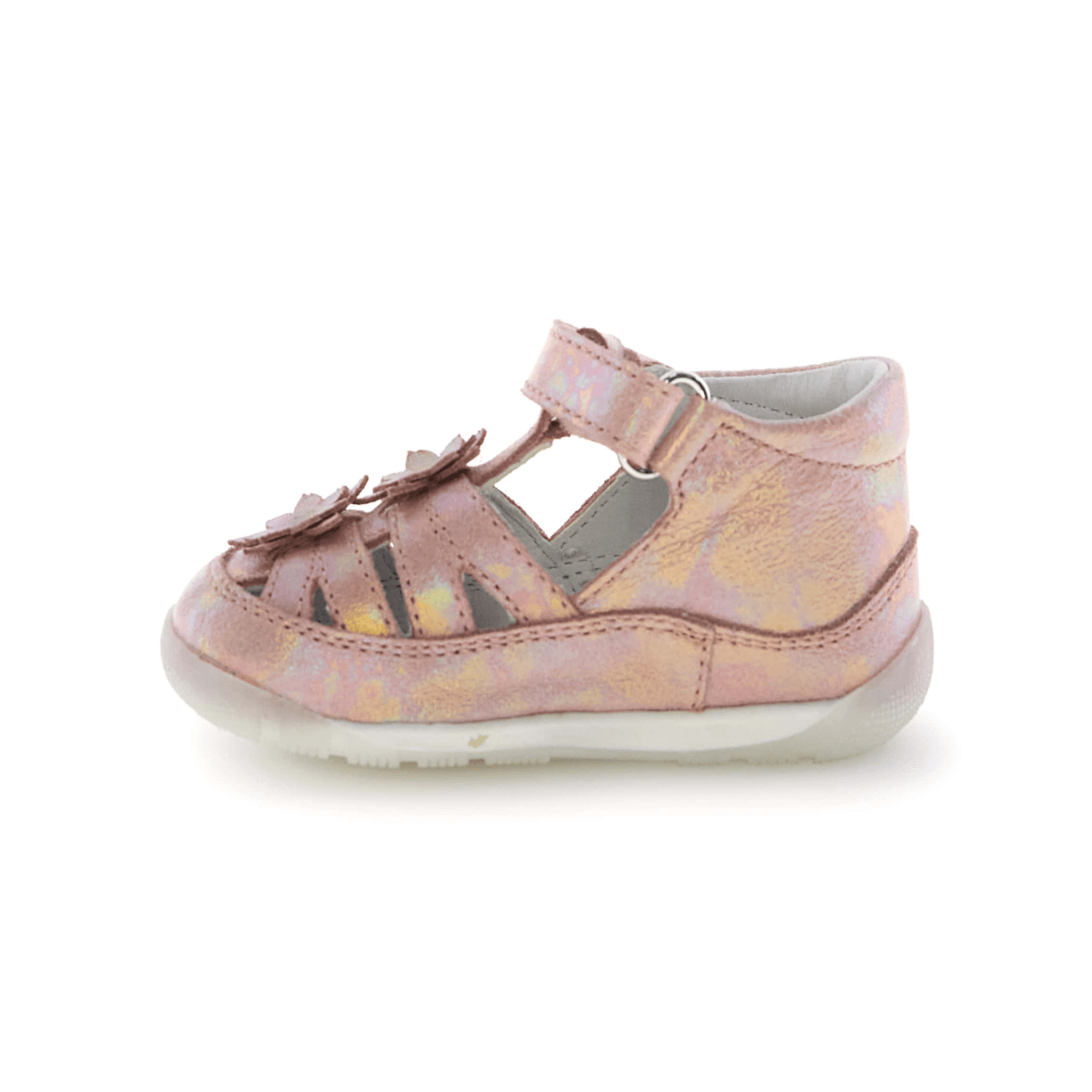 Naturino Toddlers (Sizes 19 - 23) Fersie Iridescent Pink Flower Fisherman - 1105925 - Tip Top Shoes of New York