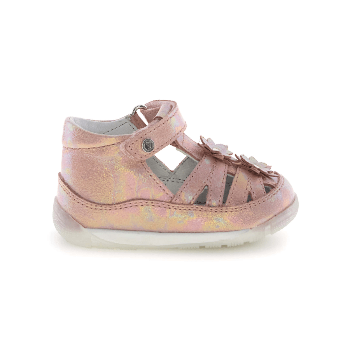 Naturino Toddlers (Sizes 19 - 23) Fersie Iridescent Pink Flower Fisherman - 1105925 - Tip Top Shoes of New York