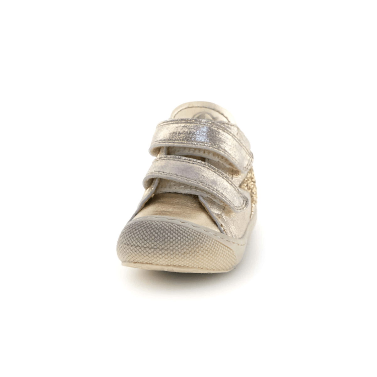 Naturino Toddlers (Sizes 19-23) Kolde VL Platinum Leather/Gold Glitter Star - 1112582 - Tip Top Shoes of New York