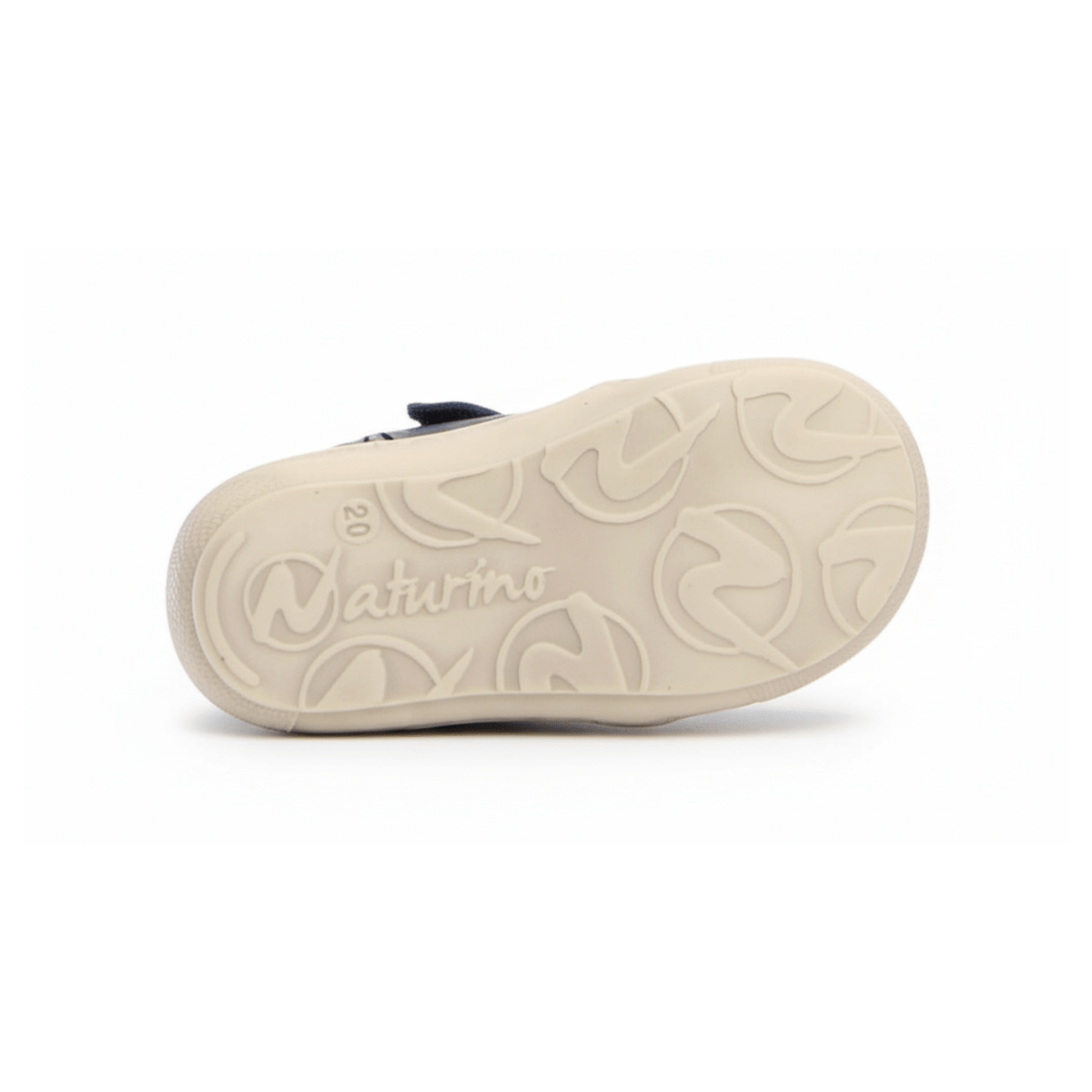 Naturino Toddlers (Sizes 19 - 23) Puffy Navy Leather Open T - Strap - 1082287 - Tip Top Shoes of New York