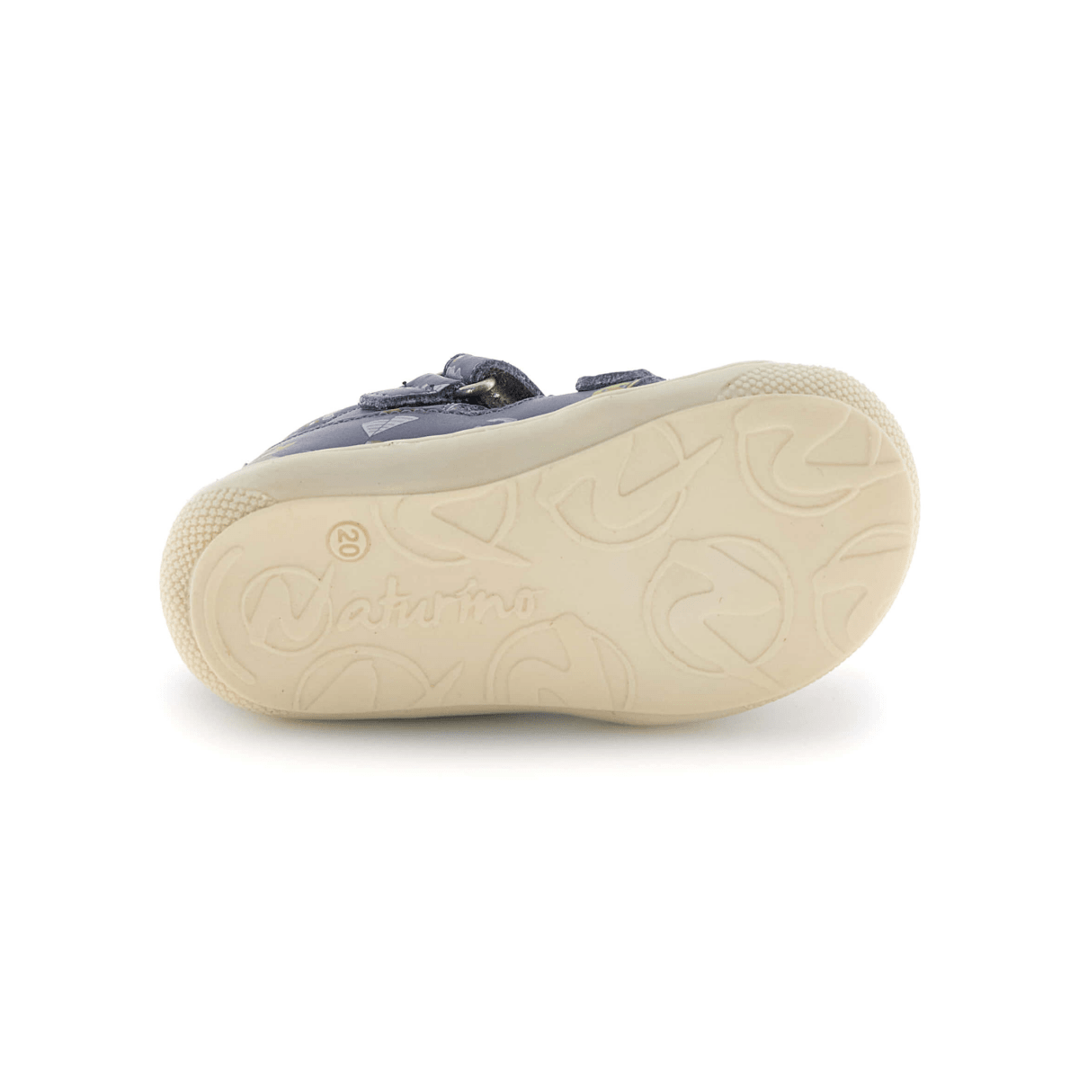 Naturino Toddlers (Sizes 20 - 23) Puffy Navy Nautical Open T - Strap - 1105953 - Tip Top Shoes of New York