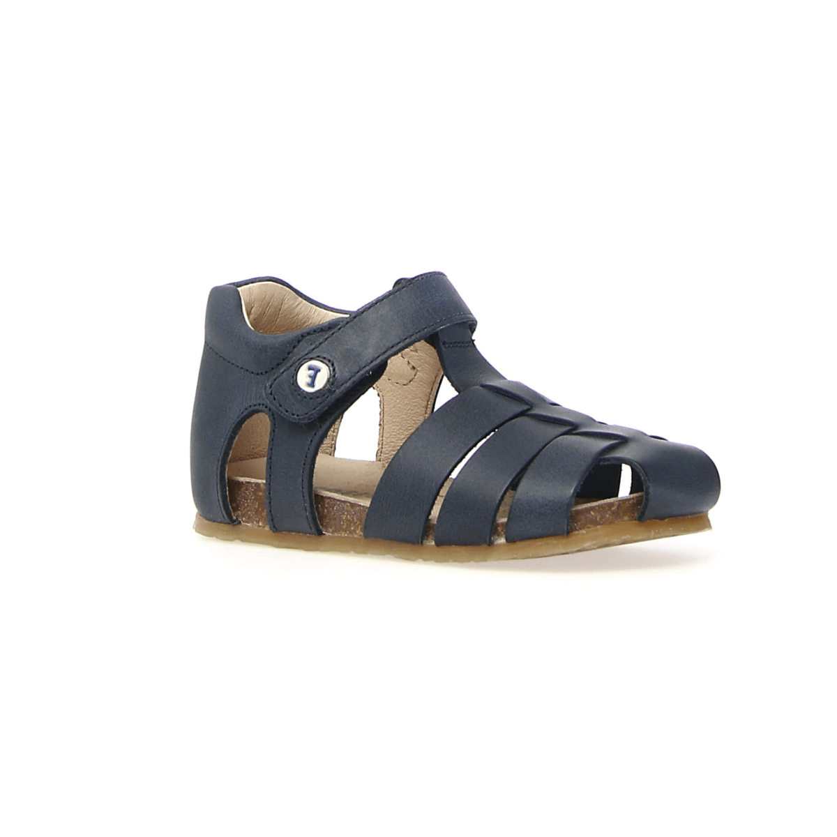 Naturino Toddlers (Sizes 20 - 24) Alby Navy Leather Fisherman - 1105971 - Tip Top Shoes of New York