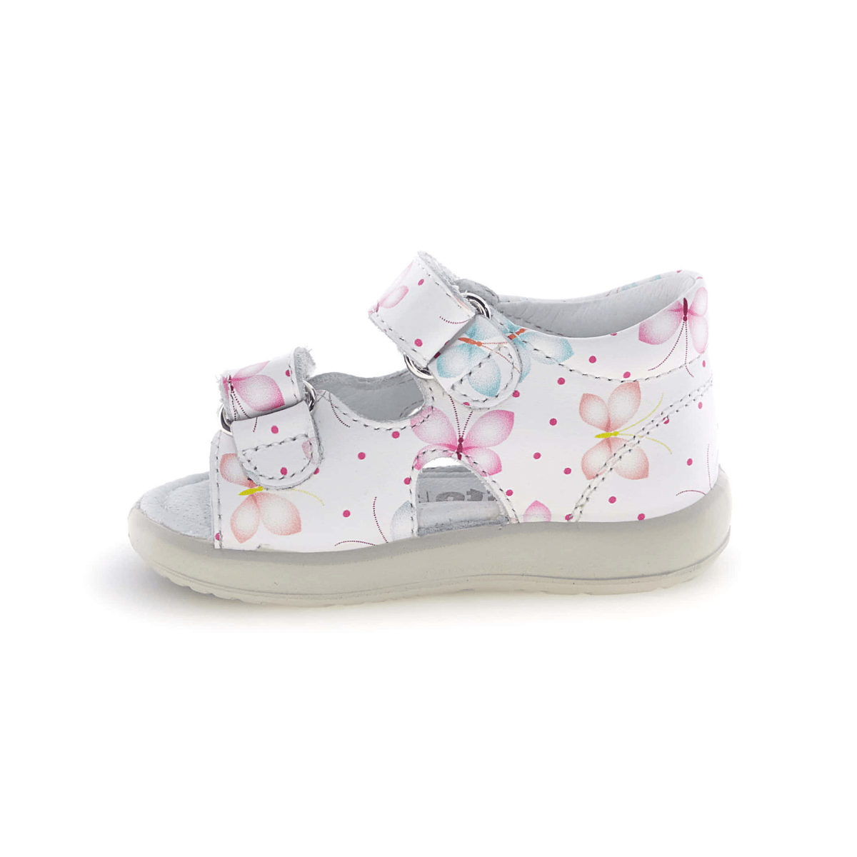 Naturino Toddlers (Sizes 21 - 25) New River White/Butterflies - 1106153 - Tip Top Shoes of New York