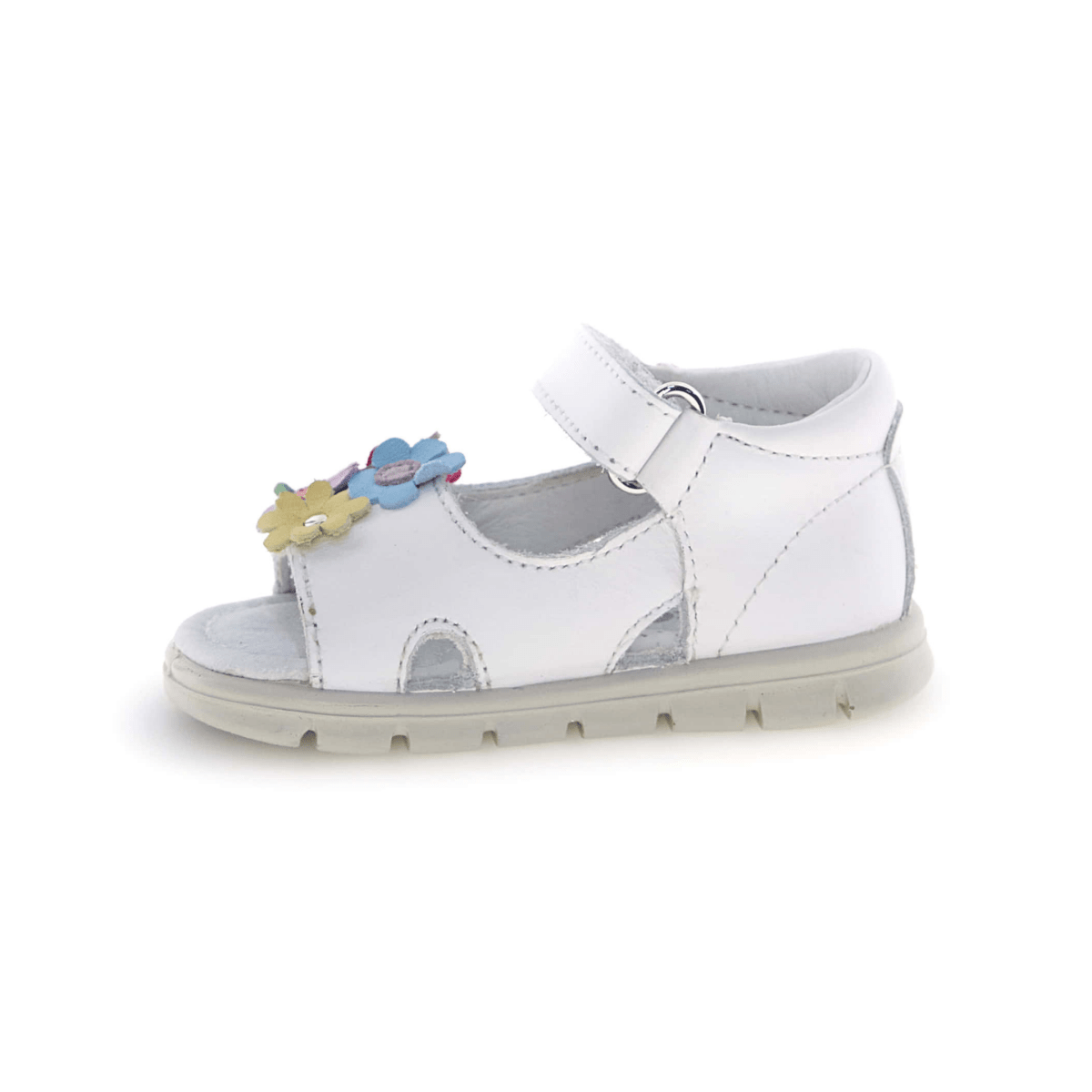 Naturino Toddlers (Sizes 21 - 25) Slammy White/Multicolor Flowers - 1106162 - Tip Top Shoes of New York