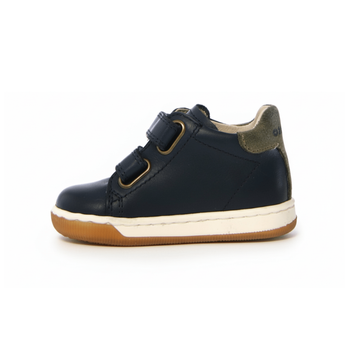 Naturino Toddlers (Sizes 21 - 26) Falcotto Adam VL Navy Leather/Green Suede/White Sole - 1087675 - Tip Top Shoes of New York