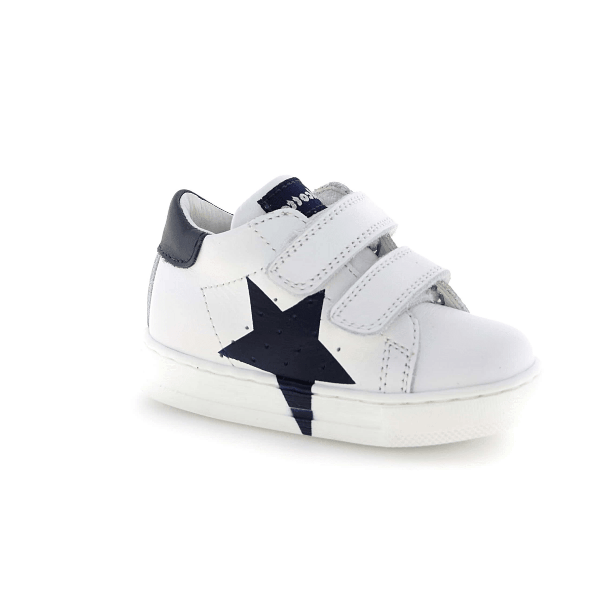 Naturino Toddlers (Sizes 21 - 26) Falcotto Salazar VL Navy Star/White Leather - 1105980 - Tip Top Shoes of New York