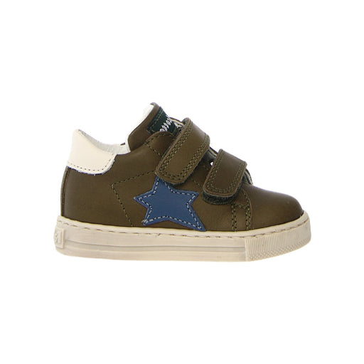 Naturino Toddler's (Sizes 21 - 26) Falcotto Sasha VL Military Green Suede/Blue Star - 1087724 - Tip Top Shoes of New York