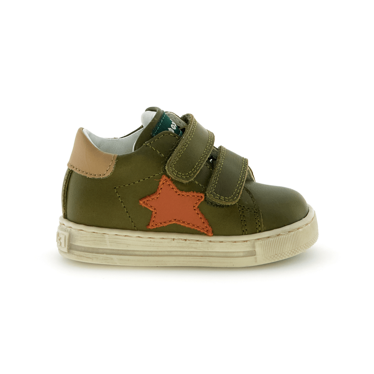 Naturino Toddler's (Sizes 21 - 26) Falcotto Sasha VL Military Green/Orange - 1099876 - Tip Top Shoes of New York
