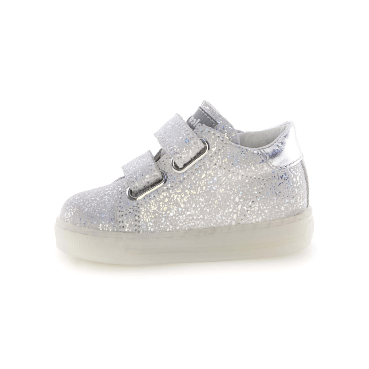 Naturino Toddlers (Sizes 21 - 26) Falcotto Sasha VL Purple Metallic Star/Silver Leather - 1106126 - Tip Top Shoes of New York
