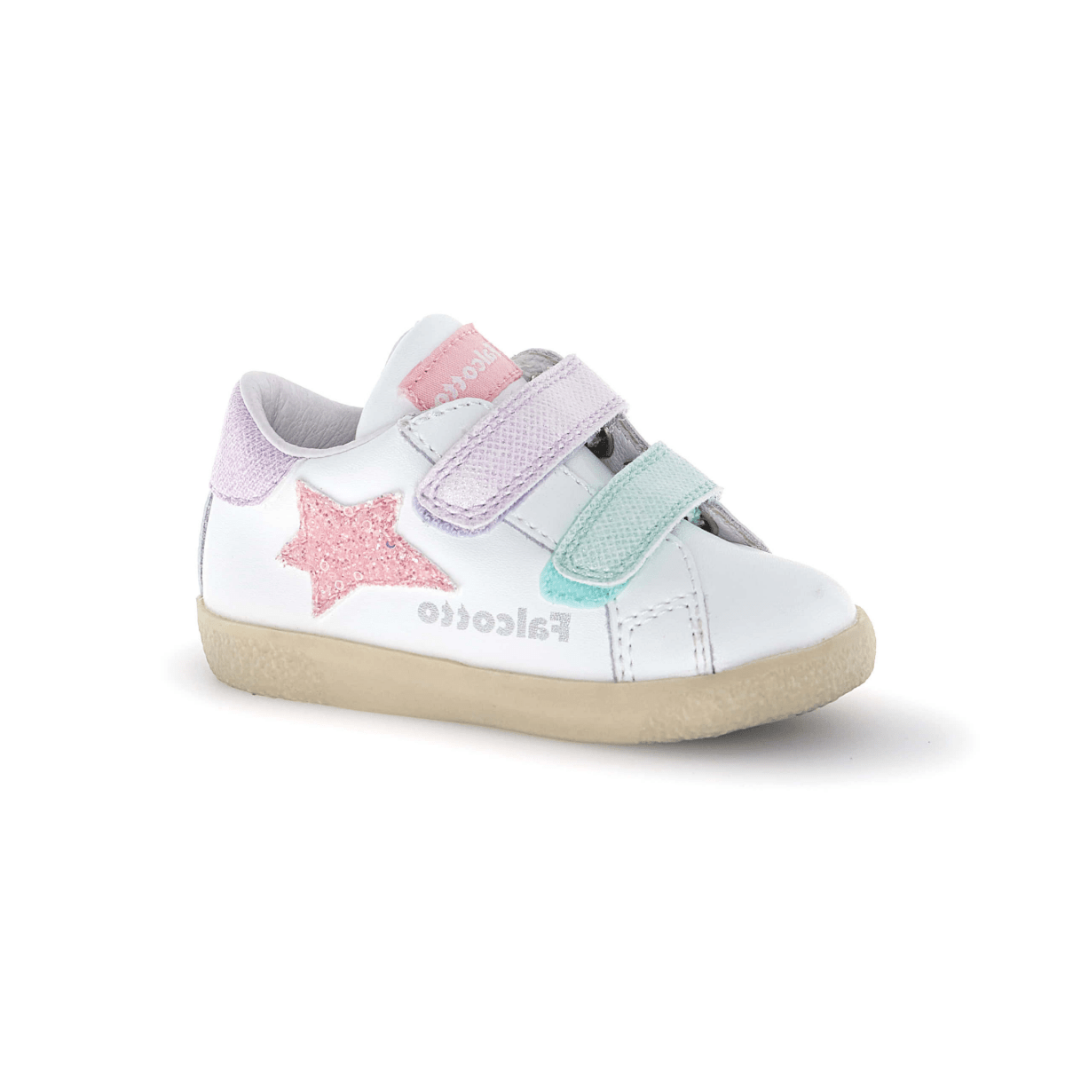 Naturino Toddlers (Sizes 21 - 27) Alnoite 2 VL White/Pastel Multi - 1106135 - Tip Top Shoes of New York