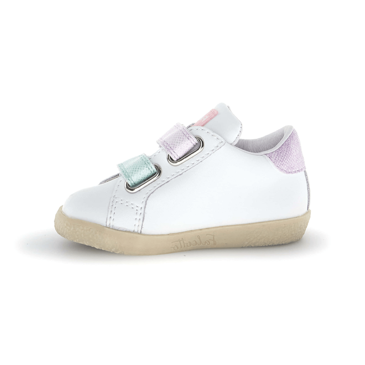 Naturino Toddlers (Sizes 21 - 27) Alnoite 2 VL White/Pastel Multi - 1106135 - Tip Top Shoes of New York