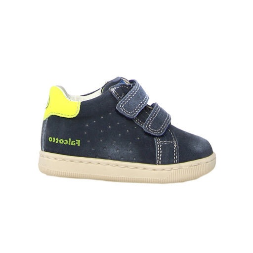 Naturino Toddler's (Sizes 21 - 27) Falcotto Kiner VL Navy/Yellow Suede - 1087715 - Tip Top Shoes of New York