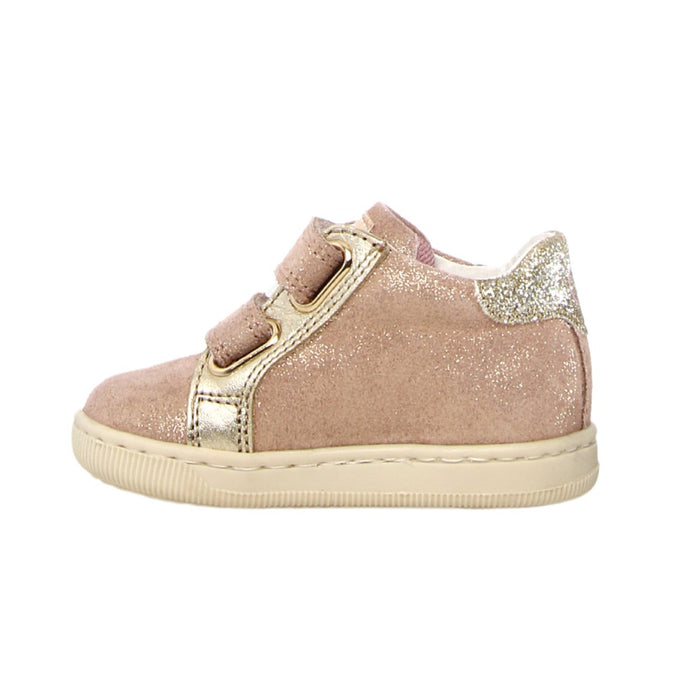 Naturino Toddler's (Sizes 21 - 27) Falcotto Kiner VL Pink Suede Glitter - 1087786 - Tip Top Shoes of New York