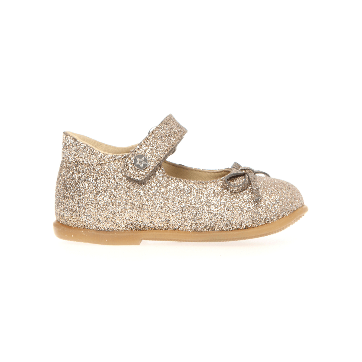 Naturino Toddler's (Sizes 22 - 26) Ballet Glitter Nude Mary Jane - 1094075 - Tip Top Shoes of New York