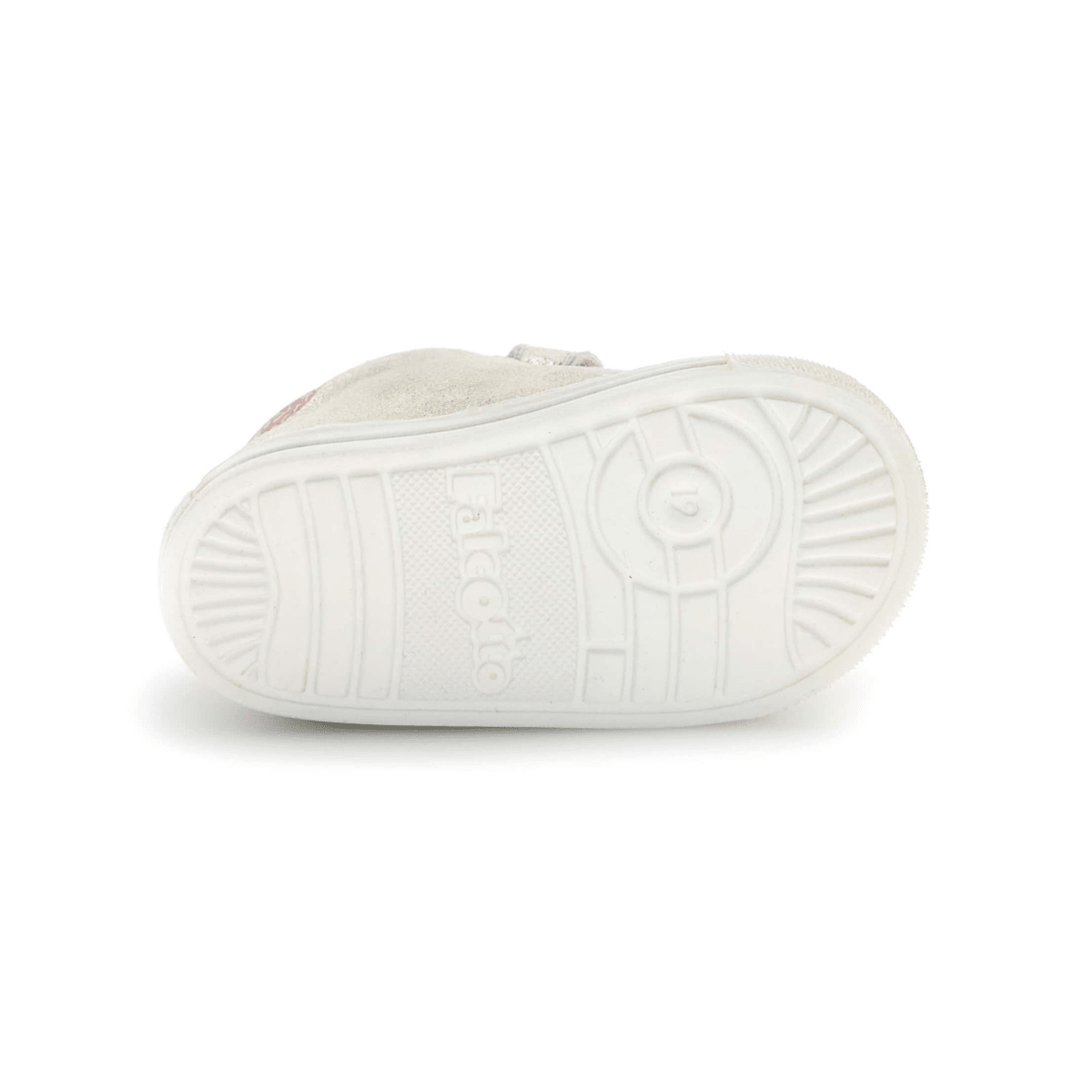 Naturino Toddlers (Sizes 22 - 26) Candys VL Platinum/Pink Hearts - 1106022 - Tip Top Shoes of New York