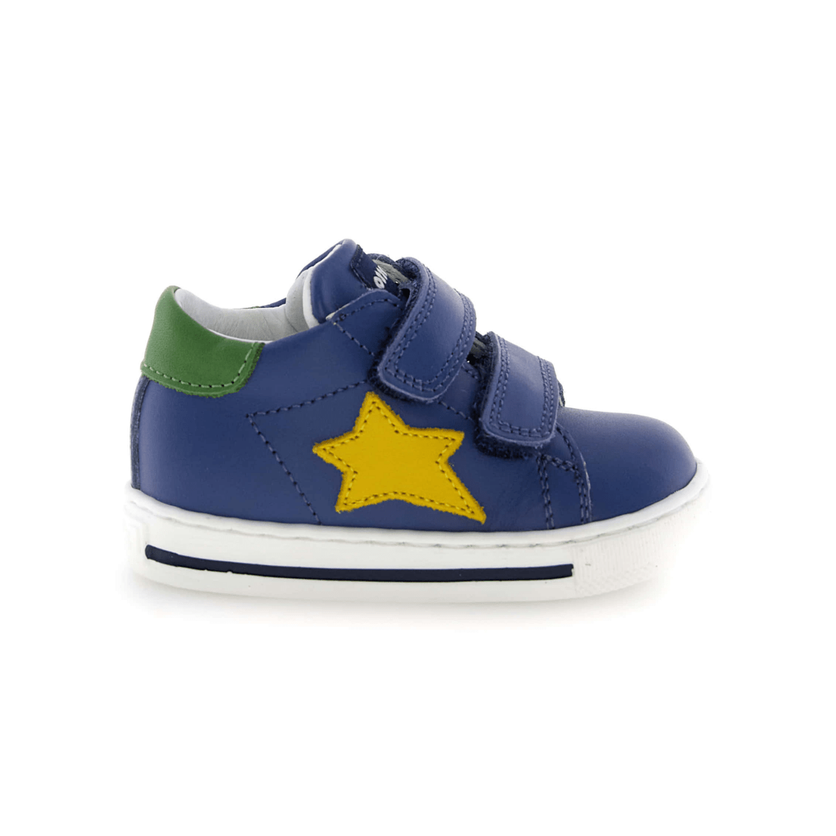Naturino Toddlers (Sizes 22 - 26) Falcotto Sasha VL Yellow Star/Blue Leather - 1106005 - Tip Top Shoes of New York