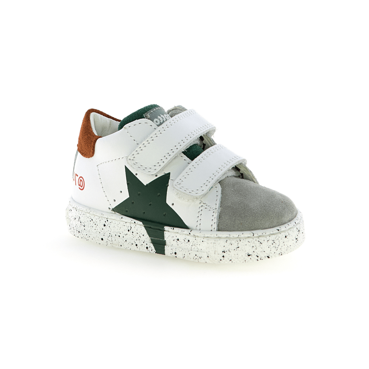 Naturino Toddler's (Sizes 22 - 26) Salazar VL White/Navy/Grey/Red - 1099908 - Tip Top Shoes of New York