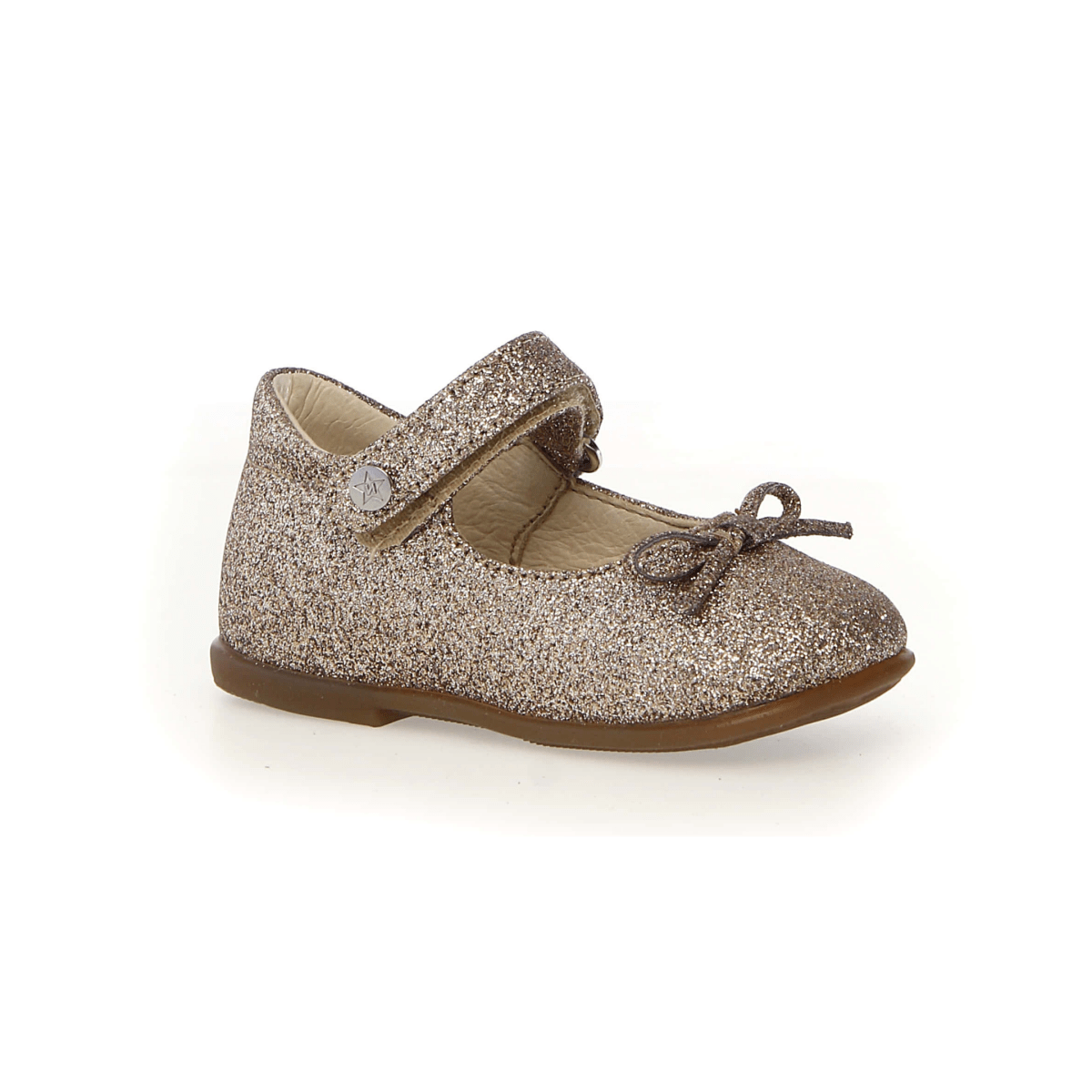 Naturino Toddlers (Sizes 22-27) Ballet Gold Glitter - 1113127 - Tip Top Shoes of New York