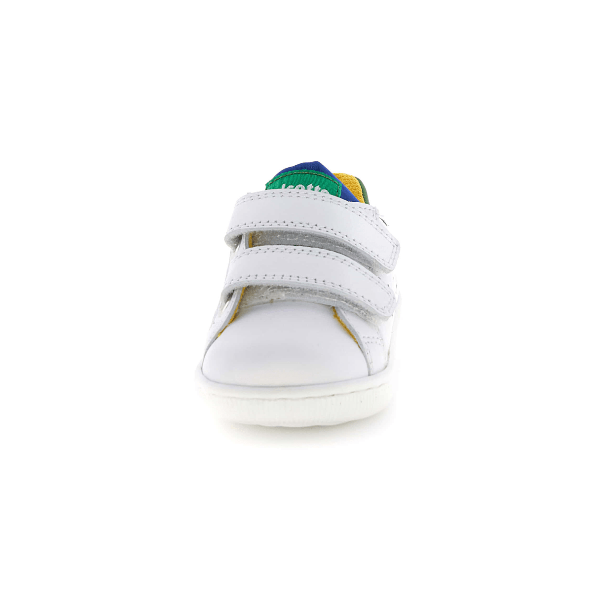 Naturino Toddlers (Sizes 22 - 27) Kiner VL White/Blue/Green Leather - 1105989 - Tip Top Shoes of New York