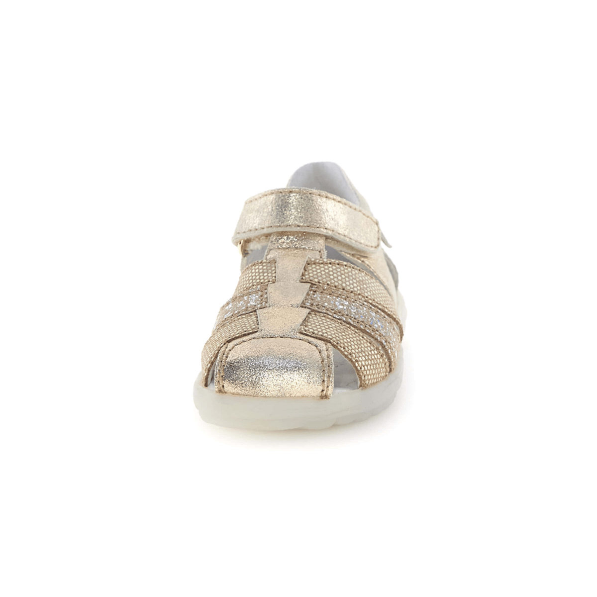 Naturino Toddlers (Sizes 22-27) See Platinum/Gold Glitter Fisherman - 1105937 - Tip Top Shoes of New York
